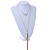 Two Strand Tassel Necklace In Gold Tone - 68cm L/ 18cm Tassel/ 7cm Ext - view 2