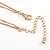 Two Strand Tassel Necklace In Gold Tone - 68cm L/ 18cm Tassel/ 7cm Ext - view 6