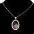 Silver Oval Medallion Pendant - view 5