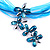 Turquoise Blossom Cluster Fashion Pendant