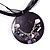 Romantic Round Shell Pendant Necklace