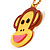 Funky Monkey Yellow Plastic Pendant - view 5