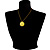 Yellow Plastic Smiling Face Pendant (Yellow) - view 7