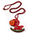 Red Crystal Rocking Horse Pendant - view 6