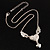 Silver Plated Angel Wings&Heart Fashion Pendant - view 2
