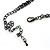 Victorian Cross Cameo Pendant Necklace (Gun Metal) - 65cm Length - view 8