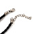 Silver Plated Skull Pendant On Black Leather Style Cord Necklace - 40cm Length & 4cm Extension - view 4