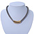 Two Tone Mesh Magnetic Choker Necklace - 36cm Length - view 2
