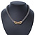 Two Tone Mesh Magnetic Choker Necklace - 36cm Length - view 8