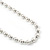 Multi Heart Pendant With Long Chunky Beaded Chain In Silver Tone - 72cm L - view 5