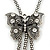 Long Vintage Butterfly With Tassel Pendant Mesh Chain Necklace - 62cm length/ 7cm Extension - view 7