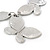 Silver Plated Hammered Butterfly Necklace - 44cm Length/ 6cm Extender - view 5