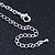 Swarovski Crystal 'Snake' Pendant With Long Silver Tone Chain - 66cm Length/ 10cm Extension - view 6