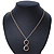 Polished Gold Plated 'Infinity' Pendant Necklace - 44cm Length/ 7cm Extension - view 8