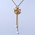 Vintage Inspired Delicate Heart, Flower, Freshwater Pearl Tassel Necklace In Gold Plating - 38cm Length/ 4cm Extension - view 6