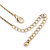 Small Crystal Crown Pendant With 38cm L/ 7cm Ext Gold Tone Chain - view 4