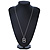 Matte Silver Square Pendant With Long Chain Necklace - 70cm Length/ 7cm Extension - view 6