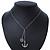 Vintage Inspired 'Anchor & Steer Wheel' Pendant With Silvder Tone Chain Necklace - 36cm L/ 8cm Ext - view 6