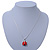 Black, Red Enamel Ladybug Pendant With Silver Tone Snake Chain - 40cm Length/ 4cm Extension - view 9