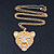 Exotic Swarovski Crystal 'Tiger' Pendant In Gold Plating - 74cm Length/ 9cm Extension - view 8