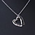 'YOU ARE MY BEST FRIEND' Interlocked Double Heart Pendant and Chain - 40cm L/ 7cm Ext - view 2