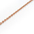 Stylish Crystal Key Pendant with Rose Gold Tone Chain - 39cm L/ 5cm Ext - view 8