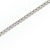 Delicate Mother Of Pearl Leaf Pendant with Silver Tone Chain - 40cm L/ 5cm Ext - view 7