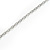 Small Open 'Peace' Pendant with Rhodium Plated Chain - 40cm L/ 5cm Ext - view 7