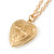 Small Heart Locket Pendant with Chain - 40cm L/ 6cm Ext - view 8