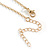 18mm D/ Clear Crystal Spider Pendant with Chain in Gold Tone - 40cm L/ 4cm Ext - view 8