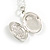 20mm Tall/Silver Tone Oval Locket Pendant with Silver Tone Chain - 43cm L/ 5cm Ext - view 8