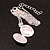 20mm Tall/Silver Tone Oval Locket Pendant with Silver Tone Chain - 43cm L/ 5cm Ext - view 4