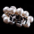 Cluster Of Faux Pearl Costume Ring - view 2
