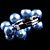 Cluster Of Slateblue Faux Pearl Costume Ring - view 5