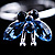 Cornflowerblue Butterfly Ring - view 4