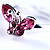 Hotpink Butterfly Ring - view 3