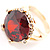 Show Off Ruby Red Coloured Crystal Costume Ring