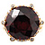 Show Off Ruby Red Coloured Crystal Costume Ring - view 3