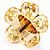 Large Gold Filigree Flower Cocktail Ring - view 4
