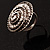 Silver-Tone Vintage Twirl Fashion Ring - view 7