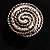 Silver-Tone Vintage Twirl Fashion Ring - view 8