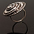 Silver-Tone Vintage Twirl Fashion Ring - view 9
