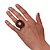Wood Stamp With Shell Centre Inlay Fashion Ring - view 7