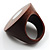 Wood Stamp With Shell Centre Inlay Fashion Ring - view 6