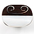 Oval Wood With Horizontal Shell Inlay Fashion Ring - view 2