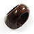 Oval Wood With Horizontal Shell Inlay Fashion Ring - view 5