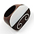 Oval Wood With Horizontal Shell Inlay Fashion Ring - view 6