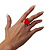 Red Plastic Strawberry Ring - view 6