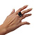 Cute Little Kitty Black Plastic Ring - view 5