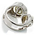Rhodium Plated Faux Pearl Crystal Accent Ring (Snow White) - view 3